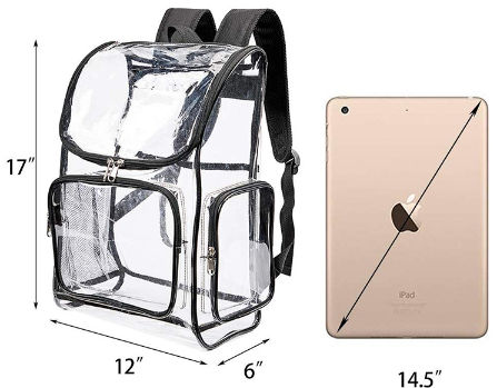 large clear waterproof bags