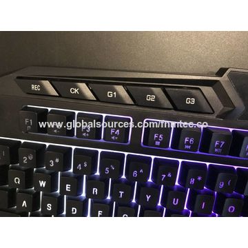 China Micro recording function big size membrane gaming keyboard with ...