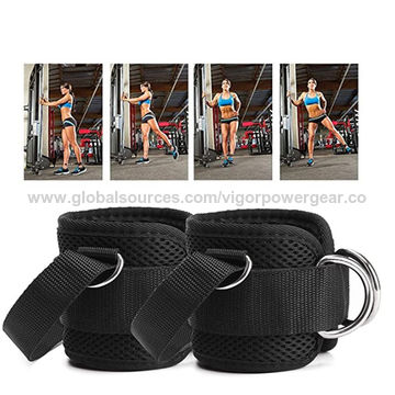 China Hot Sale D-ring Adjustable Ankle Straps Wrist Band for Workout  Fitness fitness Accessories Manufacturer and Supplier