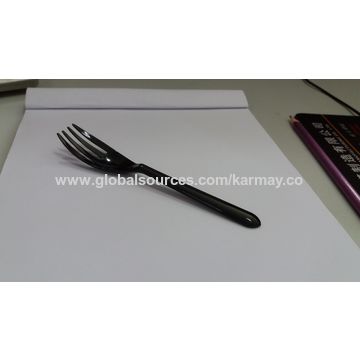 Cubiertos de plástico de un solo uso, envueltos a petición disponible, adecuados para cualquier uso alimentario