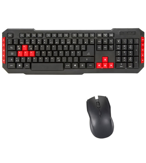 China Full Size 2.4G Wireless Multimedia Computer Keyboard with 10 ...