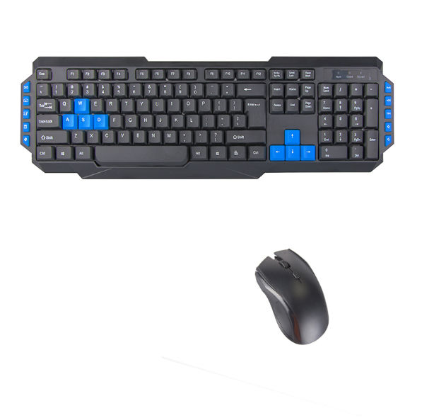 China Full Size 2.4G Wireless Multimedia Computer Keyboard with 10 Multimedia Keys on Global ...