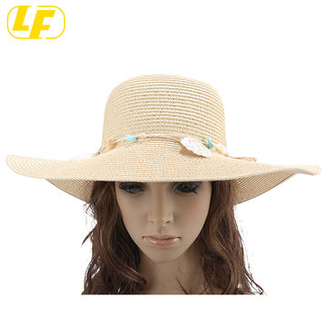 Berets Wide Brim Sun Hat Straw Hats Women Folding Beach Vacation