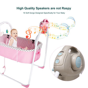 Automatic rocking bassinet cradle best sale