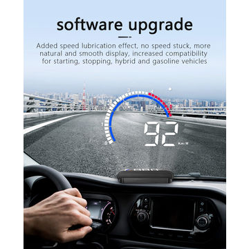 Acheter HUD 3.8 pouces GPS voiture affichage tête haute alarme de