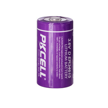Non-rechargeable lithium battery ER34615 D type 19000mAh 3.6V