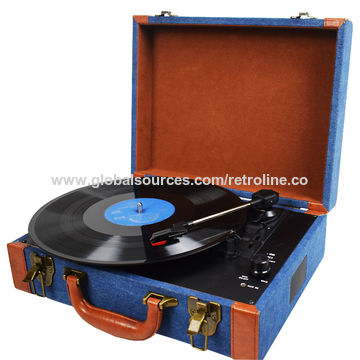 Tocadiscos con Altavoces Incorporados/Vinilo/Portátil/Tocadiscos Estilo Vaquero - Ideal para B2B