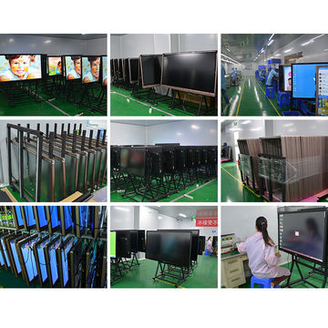 China 75 inch 4k HD multi touch interactive whiteboard for classroom on ...