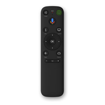 Remplacement de la télécommande Bluetooth Infrarouge Apprentissage MX3  Clavier sans fil Feu TV Stick Android TV Box(Le noir)