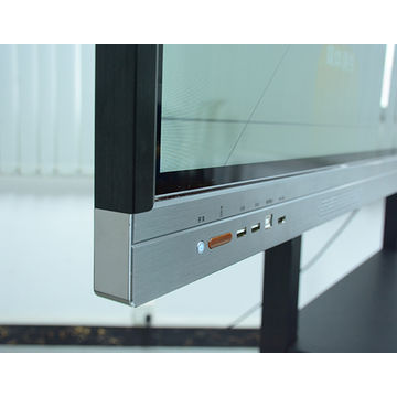 China 65 inch OPS PC all in one touch interactive flat panel display on ...