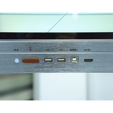 China 65 inch OPS PC all in one touch interactive flat panel display on ...