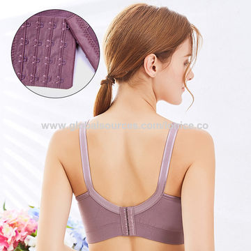 Custom Women's Underwear Plus Size Cotton Nursing Bras Support Wireless  Breastfeeding Maternity Bras - China Underwear and Women Underwear price