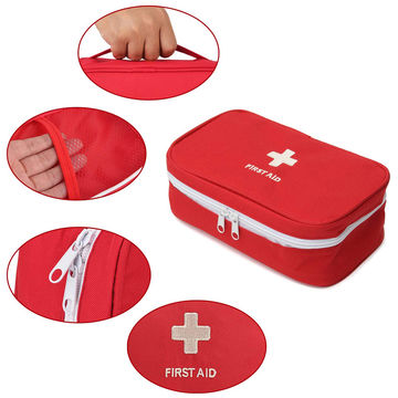 Trousse de premiers secours Portable, grand sac de rangement médical, pour  l'extérieur, maison, voiture, survie
