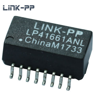 Buy Single Port 1000 BASE-T Ethernet Transformer with PoE, LP6062ANL -  Link-PP
