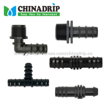 China Drip Irrigation Irrigation Products Pe Pipe Fittings Barbed ...