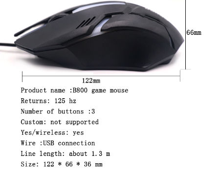 China Factory 2019 NEW Model Gaming wired Mouse Big Size new beetle ...