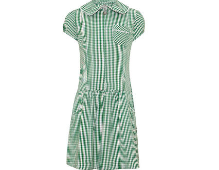 Zip up cheap school summer dress