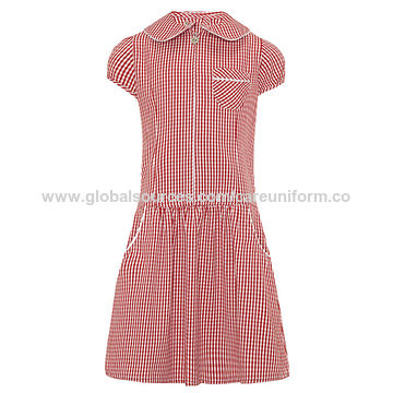 green primary school summer dress