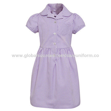 green primary school summer dress