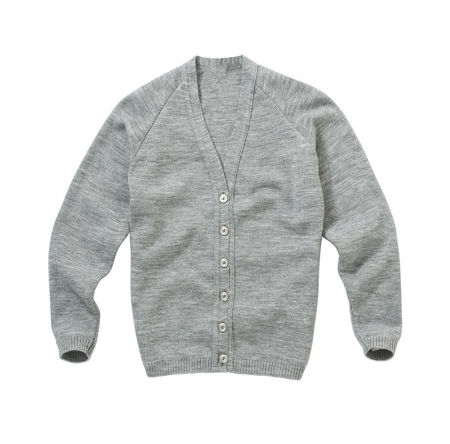 girls black school cardigan