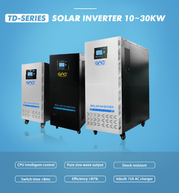 China40kva 30kw off grid pure sine wave inverter 192V 384V three phase ...