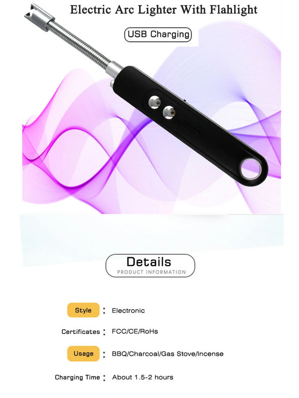 BBQ Lighter Multicolor Custom Lighters No Minimum Windproof Flameless