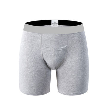 China Front open pouch men underwear, custom logo waistband men boxer ...