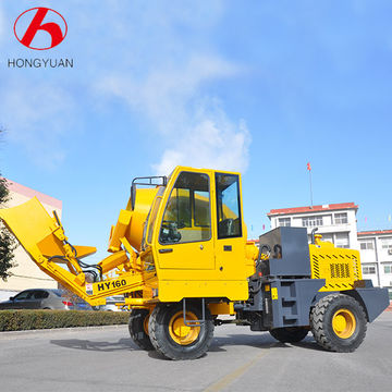 China Factory Price 1.6m3 Hy160 Self Loading Concrete Mixer In Stock On 