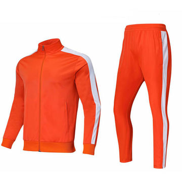 Mens Orange Sweatsuit Set Joggers & Hoodie Tracksuit Set Gift for Him  Orange Sweatpants Man Sweatsuit 