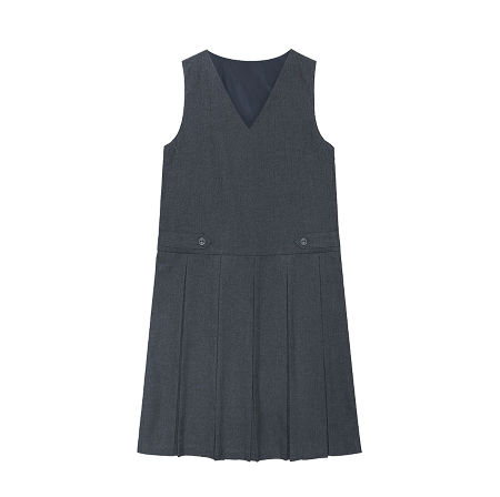jersey pinafore school dress