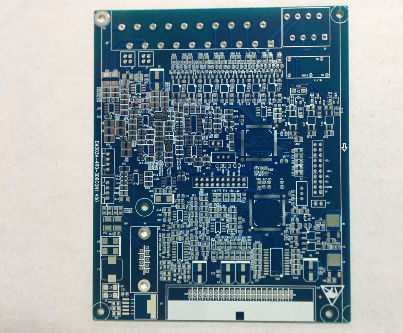 4 layer PCB with compedance control,blue solder mask 1.6mm board ...