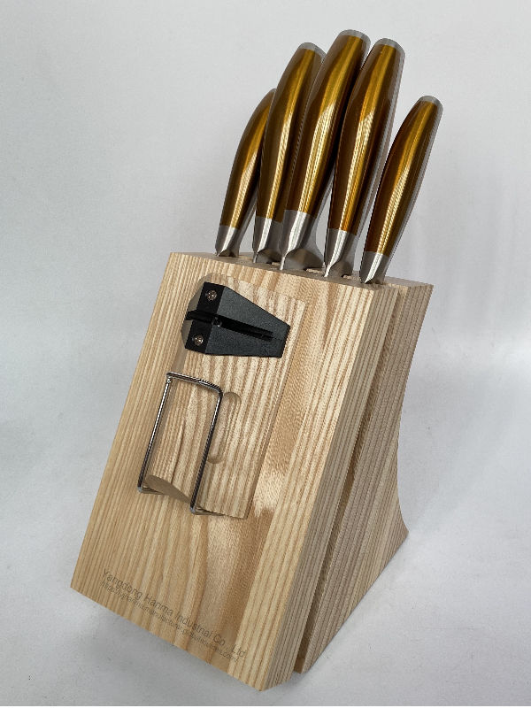 knife block with sharpener