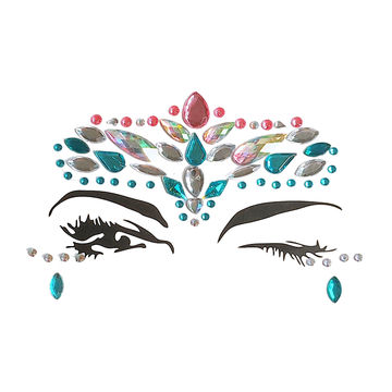 Buy Wholesale China Rhinestone Colorful Sticker Tattoo Jewelry Stick Face  Festival Jewels For Forehead Body Decoration & Face Gem Body Jewels at USD  0.99