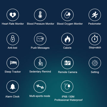 China 2020 Smart Watch Waterproof FitnessTracker Heart Rate Smart watches