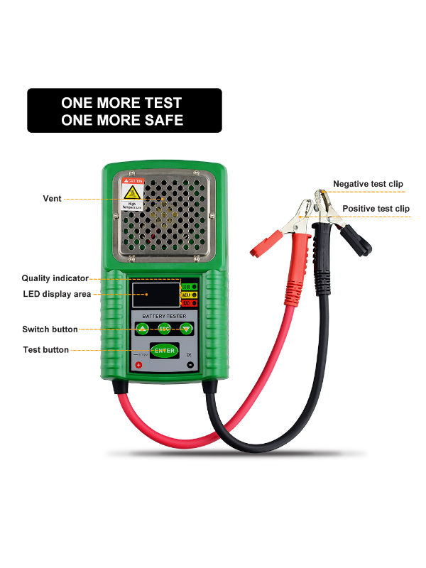 Car Battery tester charging system 6V 12V DC 4-Wires Resistance test Battery 