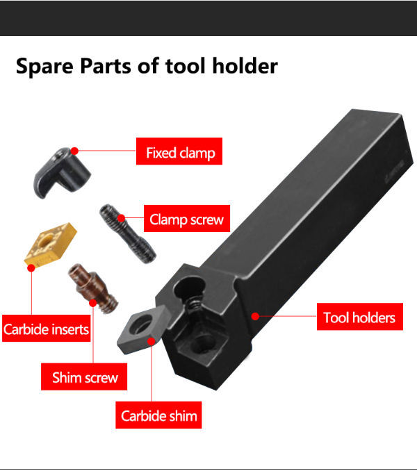 16mm turning tool holders WTJNR //L+10 Tungsten carbide inserts Metal lathe