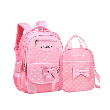 China 6-12 Year Old child's School Bag Set for Girl Fashion Dot Cute ...