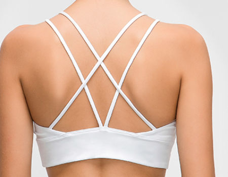Sexy Strappy Women`s Sport Bra Cross Back Wireless Bra For Yoga Gym Dance -  Buy China Wholesale Wireless Yoga Bra $6.85