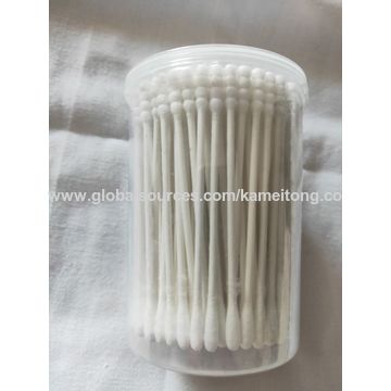 China Cotton swab with paper stem on Global Sources