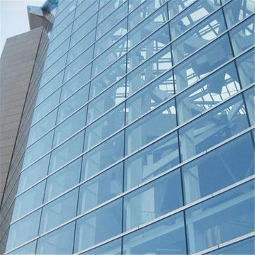 China Aluminium Alloy Profile Aluminum Curtain Wall, Low-E Reflective ...