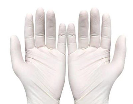 hospital latex gloves