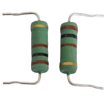 Fabricant taïwanais de résistances bobinées KNP de taille mini, 1W ~ 5W, 0.1Ω ~ 150Ω