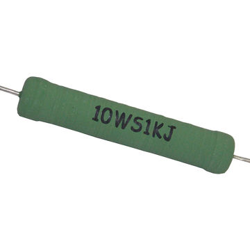 Fabricant taïwanais de résistances bobinées KNP de taille mini, 1W ~ 5W, 0.1Ω ~ 150Ω