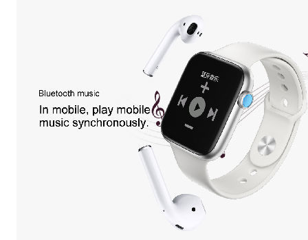 China Full Touch Screen Smartwatch Waterproof Heart Rate Monitor Smart Bracelet T5 Smart Watch BT Call