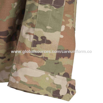 Camisa de uniforme de combate com cotoveleiras do exército de