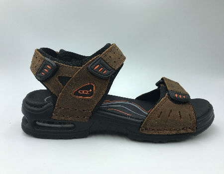 mens leather beach sandals