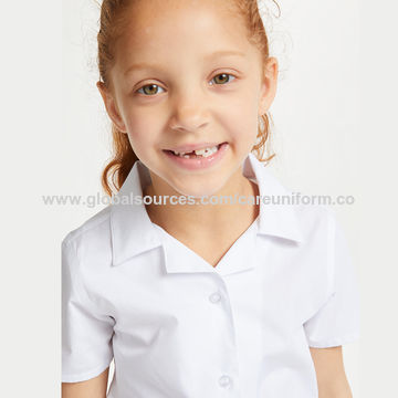 Girls' Easy Care Open Neck Short Sleeve School Blouse School Uniform For  Regular Wear - Explore China Wholesale School Uniform Set and Primary School  Uniforms, School Uniforms Design With Pictures, School Uniform