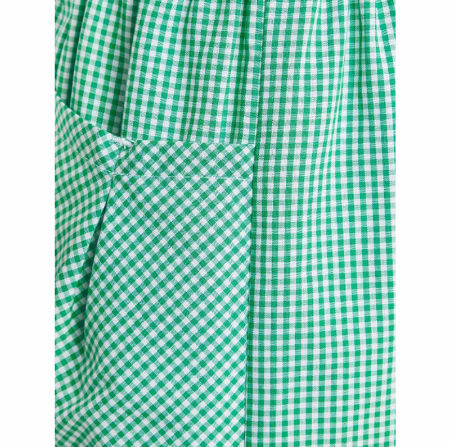 green check school summer dresses