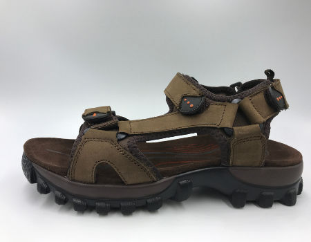 real leather sandals