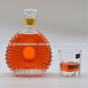 Buy wholesale Quadro Whisky Spirit Or Brandy Decanter Made From